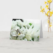 CARTE **MARIAGE** SOUHAITS DE SOUVENIRS CHERCHÉS (Fleur jaune)