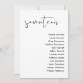 Carte Mariage STELLA - TABLEAU 17 (Devant)