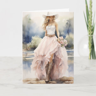Carte Mariage Stetson & dentelle : Rayon Rose