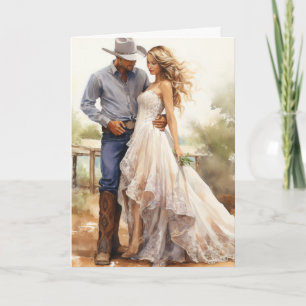 Carte Mariage Stetson & dentelle : Whispers rustiques