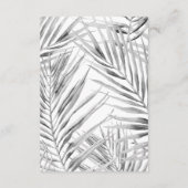 Carte Mariage Tropical Moderne Wishing Well (Dos)