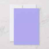 Carte Mariage Turquoise violet (Dos)