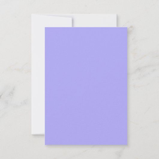Carte Mariage Turquoise violet (Dos)