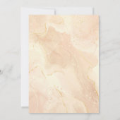 Carte Mariage unique de luxe - Or personnalisé (Dos)