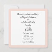 Carte Mariage Vaches Highland Écossaises (Dos)