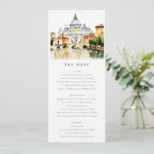 Carte Mariage Vatican Rome Italie Paysage (Debout devant)