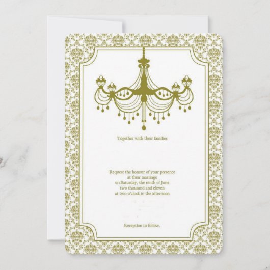 Carte Mariage vintage (Devant)