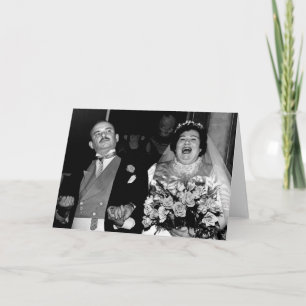 Carte Mariage Vintage - Couple Heureux