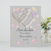 Carte Mariage Vintage, personnalisé (Debout devant)