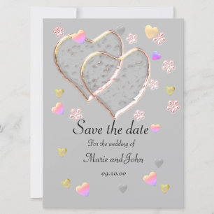 Carte Mariage Vintage ,personnalisé