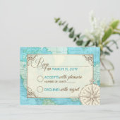 Carte Mariage voyage RSVP (Debout devant)