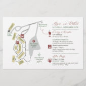 Carte mariage Weekend - POUR MEGAN (Devant)