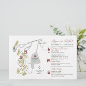 Carte mariage Weekend - POUR MEGAN (Debout devant)