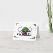 Carte mariage Westies (Devant)