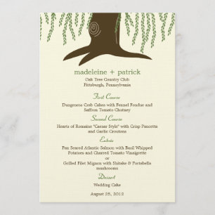 Carte Mariage Willow Tree