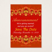Carte Mariage Xtra Rich Reds et Invitations (Dos)