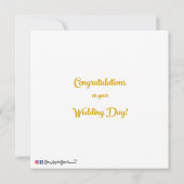 Carte Mariages de camping (Dos)