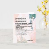 Carte Marianne Williamson Citation de peur la plus profo (Fleur jaune)