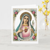 Carte Marie (Fleur jaune)