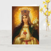 Carte Marie (Fleur jaune)