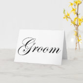 Carte Marié (Fleur jaune)