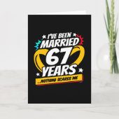 Carte Marié 67 ans drôle 67e anniversaire de Mariage (Devant)