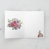 Carte Marie Antoinette Greeting Card Rose Bloom (Intérieur)