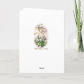 Carte Marie Antoinette Greeting Card Rose Bouquet (Dos)