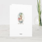 Carte Marie Antoinette Greeting Card Rose of Versailles (Dos)