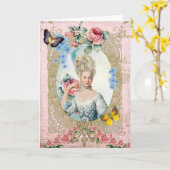 Carte Marie Antoinette Greeting Card Rose of Versailles (Fleur jaune)