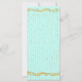 Carte Marie Antoinette Party Versailles (Dos)