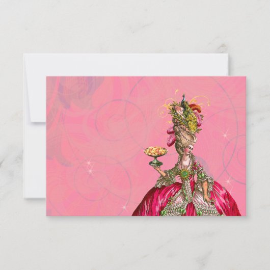 Carte Marie Antoinette Qu'ils Mangeant de la Brioche (Devant)