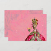 Carte Marie Antoinette Qu'ils Mangeant de la Brioche (Devant / Derrière)