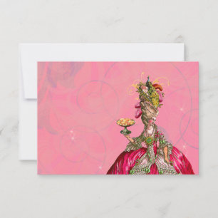 Carte Marie Antoinette Qu'ils Mangent de la Brioche