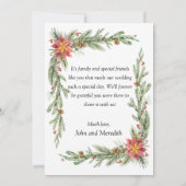 Carte Marié et Joyeux ! - Photo Mariage - Deux côtés (Dos)