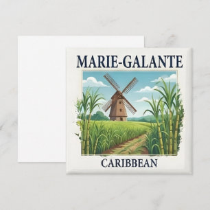 Carte .Marie-Galante 
