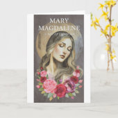 CARTE MARIE-MADELEINE UNE VIE DE DÉVOTION (Fleur jaune)
