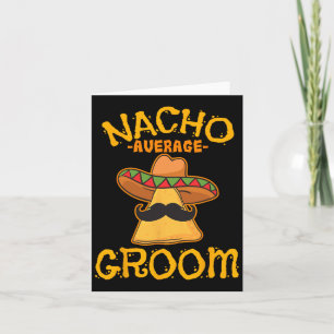 Carte Marié moyen nacho plat mexicain Cinco De