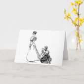 Carte Mariée (Fleur jaune)