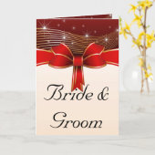 Carte Mariée (Fleur jaune)