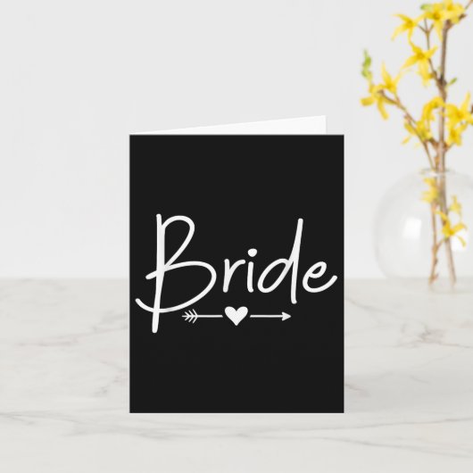 Carte Mariée Bachelorette (Fleur jaune)