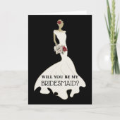 Carte Mariée blanche mariage robe chic proposition de ma (Devant)