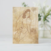 Carte Mariée dans le Grunge Brown (Debout devant)