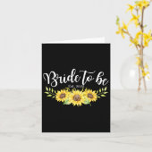 Carte Mariée Est 2025 Célébrer Hommes Engagés B Femmes (Fleur jaune)