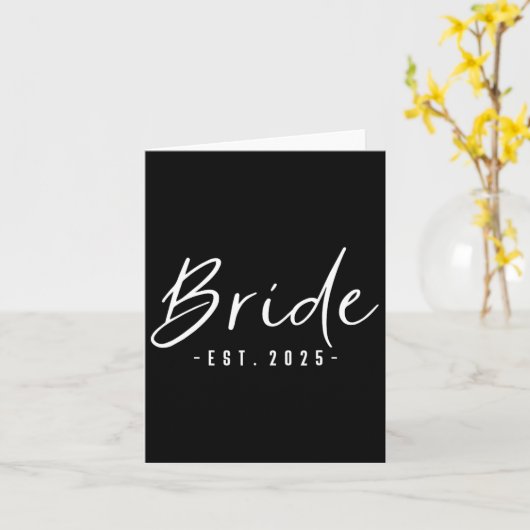 Carte Mariée Est 2025 Futur Femme Engagé Des Cadeaux Pou (Fleur jaune)