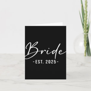 Carte Mariée Est. 2025 Rapprochement de la mariée de se
