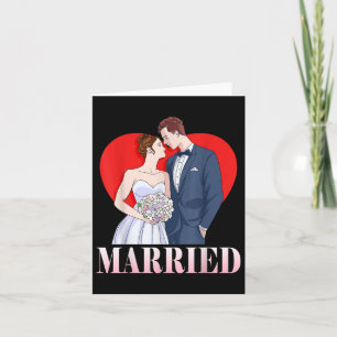Carte Mariée Et Groom Heureux Mariage Marié Couple