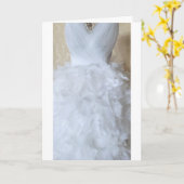 Carte Mariée/Mariage (Fleur jaune)