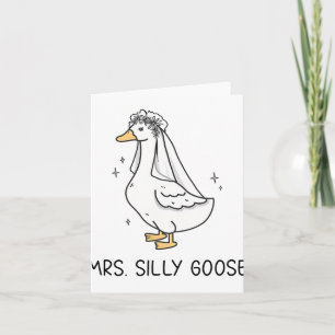 Carte Mariée Mariage Silly Bride Goose Gettin' Loos