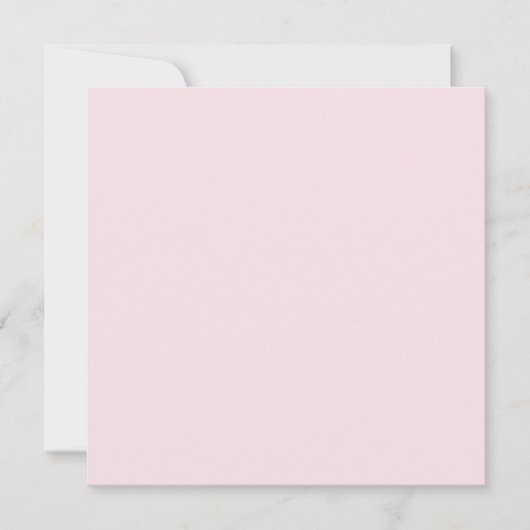 Carte Mariée Rouge Rose Uni (Devant)